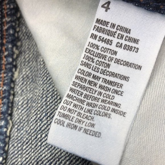 LIKE NEW FACTORY EMBROIDERED AMERICAN EAGLE JEAN SHORTS W4/27 🦅 - Picture 6 of 9